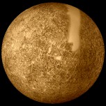 Beautiful photograph of the planet Mercury.